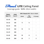 i Panel Lite Solid Fabric Ceiling Sheet, image 6