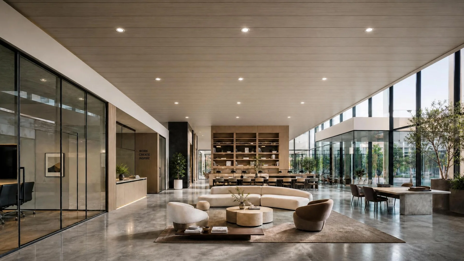 Home 9 Commercial Space with i-Panel PVC Ceiling
