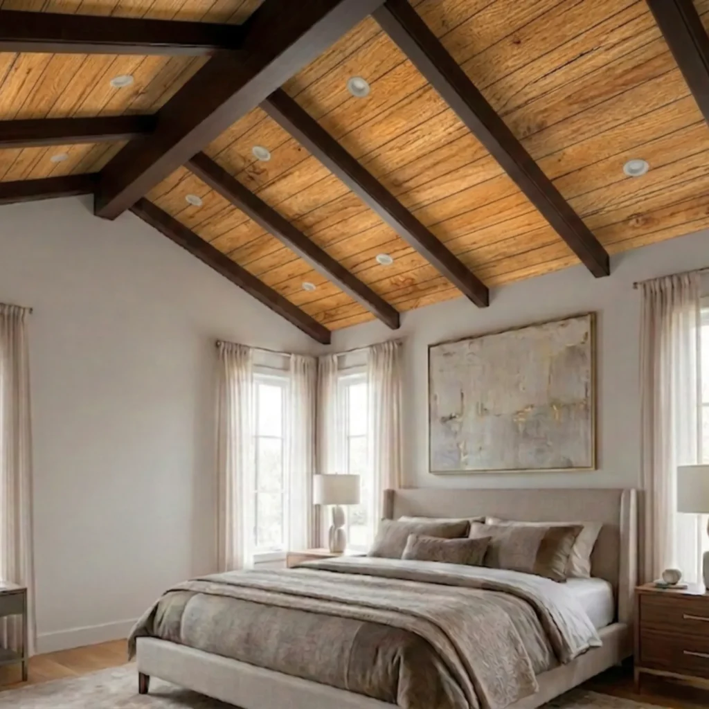 i Panel Heavy B Maple Ceiling Sheet installed